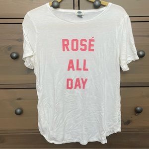 Old Navy Rounded Hem Short-Sleeve Rosé All Day T-shirt